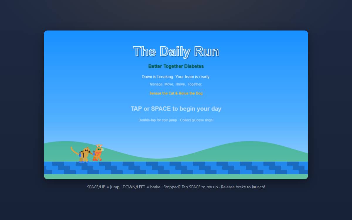 Daily Run interactive preview
