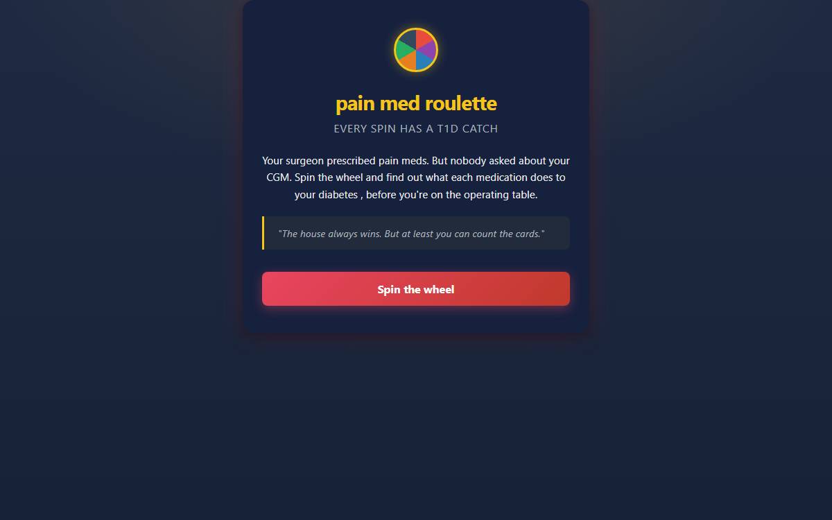 Pain Med Roulette interactive preview