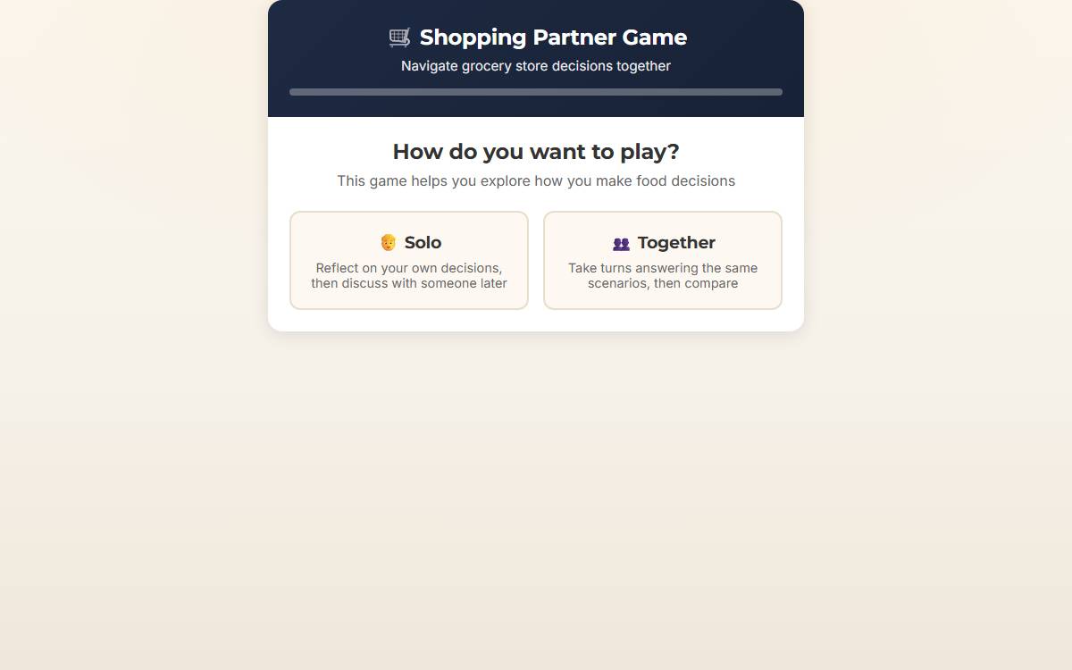 Shopping Partner interactive preview