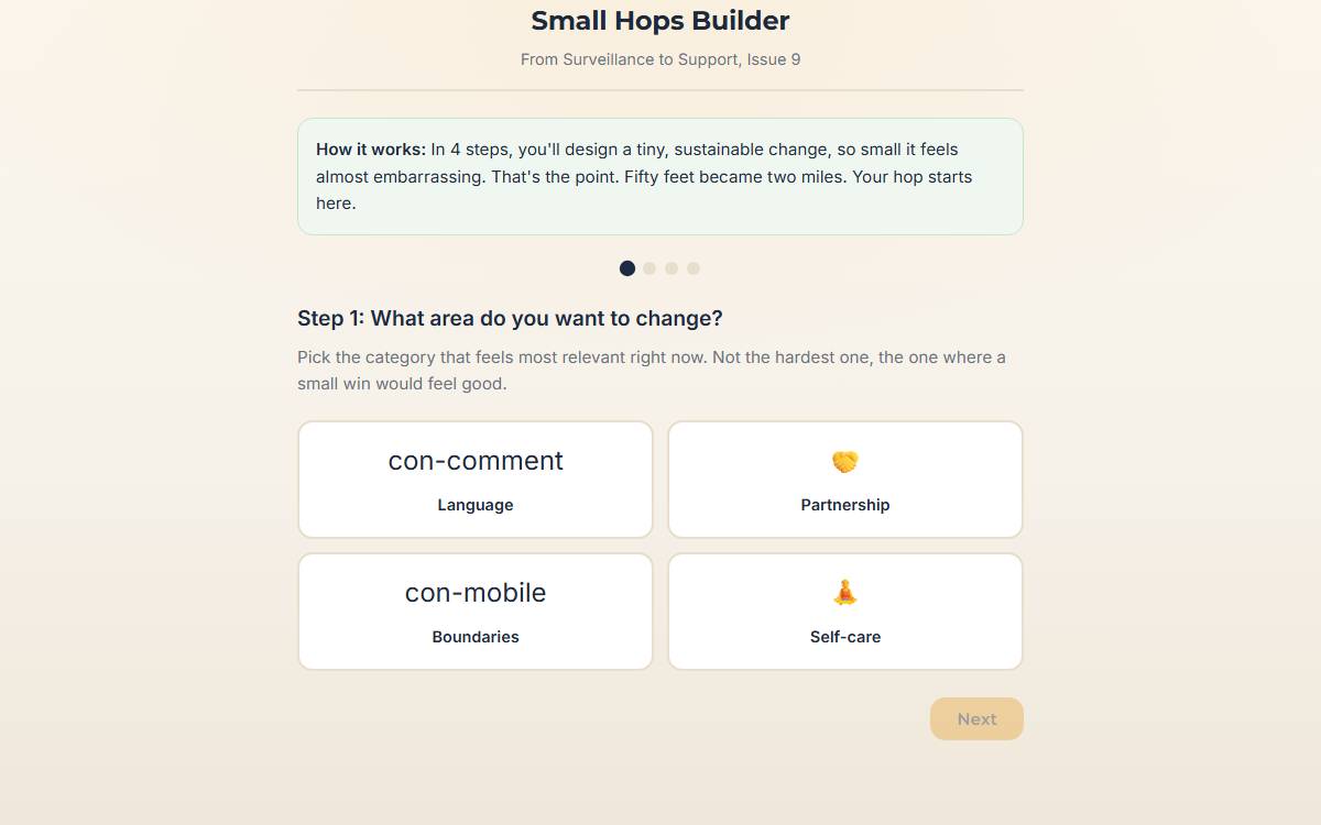 Small Hops Builder interactive preview