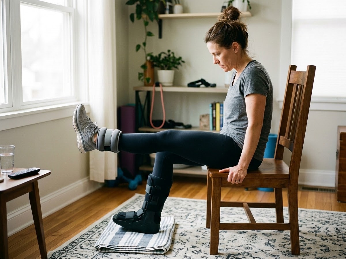 A home exercise corner
